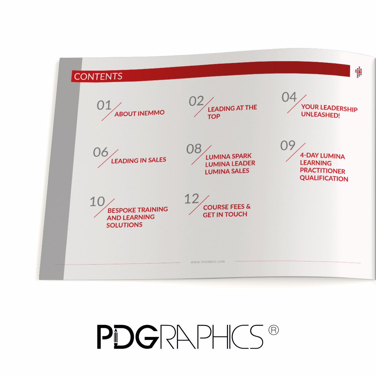 PDesignGraphic's tweet photo. Choosing the right imagery in a brochure is a key detail that should not be over looked and can have a big impact on how the reader understands the content! @inemmo #PDGraphics #brochure #inemmo #leadership #branding #Marketing #GraphicDesign #creative #corporatebranding #design https://t.co/nmHjKwpkip