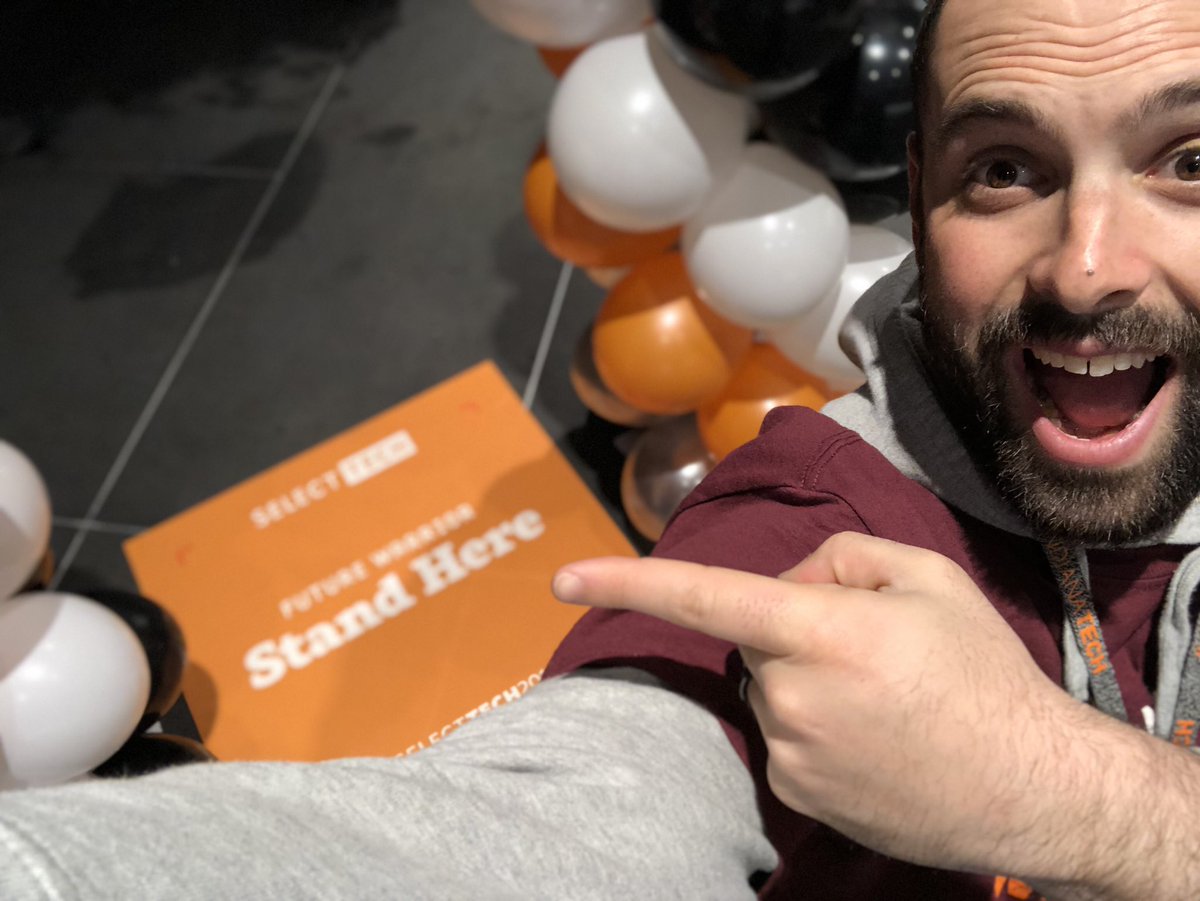 CoachMacciomei's tweet photo. ATTENTION ALL SELECT TECHers!! Donโt forget to pay your deposit and get your picture on stage! We are in the Multi Flex ready to announce your commitment! #SelectTech2019 https://t.co/8MHciaJFUw