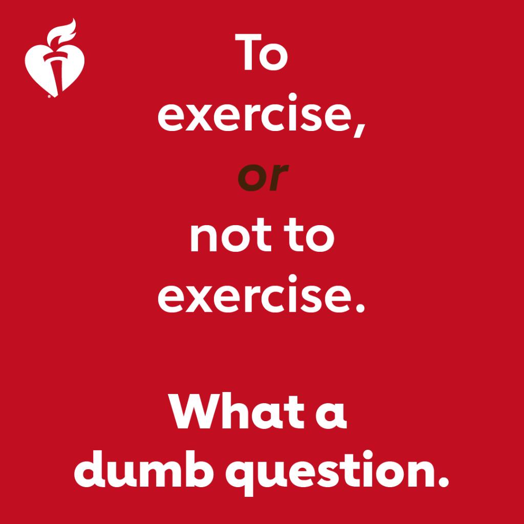 Physical activity is one of the most effective ways to lower your chances of heart disease and leads to better brain health, sleep, memory and overall quality of life. Make every move count. #MoveMore #MondayMotivation