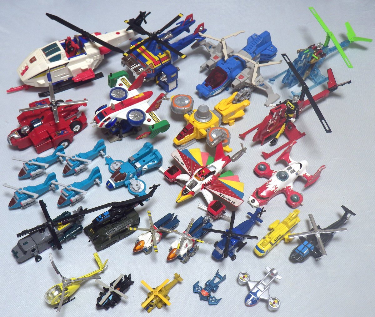 Vmx ヘリコプターの日 トランスフォーマー ミクロマン ダイアクロン マシンロボ ゴレンジャー チェンジマン ルパパト 忍者キャプター 帰ってきたウルトラマン ガッチャマン