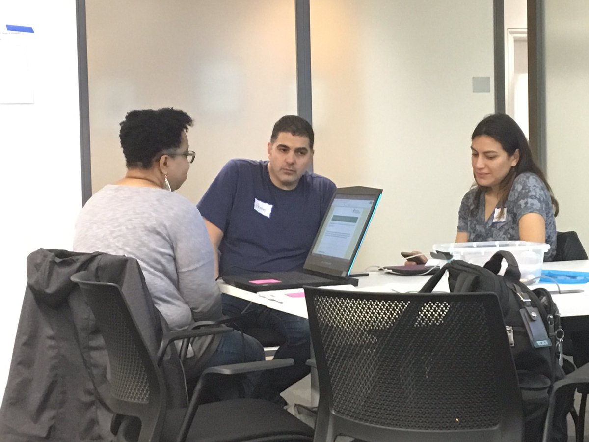 Dora_Kastel's tweet photo. Back into it already after #nsta19! Preparing Ts for next round of field testing a #NGSS-designed HS biology unit. How are we supporting ALL students? Need to consider different subgroups. Weβll reflect on our initial ideas throughout the day. #nvscience @NewVisionsNYC https://t.co/HJxRFZgvsK