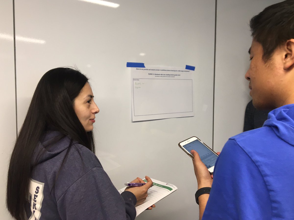 Dora_Kastel's tweet photo. Back into it already after #nsta19! Preparing Ts for next round of field testing a #NGSS-designed HS biology unit. How are we supporting ALL students? Need to consider different subgroups. Weβll reflect on our initial ideas throughout the day. #nvscience @NewVisionsNYC https://t.co/HJxRFZgvsK