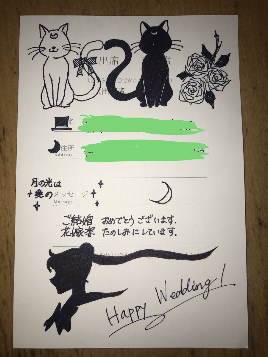 結婚式 返信アート 猫 Khabarplanet Com