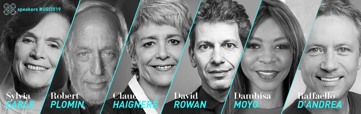 Ils sont économistes, généticiens, océanographe, astronaute, dompteur de drônes... Ils seront présents à l'édition 2019 de la grande conférence USI, les 24 et 25 juin (Carrousel du Louvre). swll.to/VPwP8dw  #conférence #inspiration #transfonum #medtech (via <a href="/usievents/">USI Events</a>)