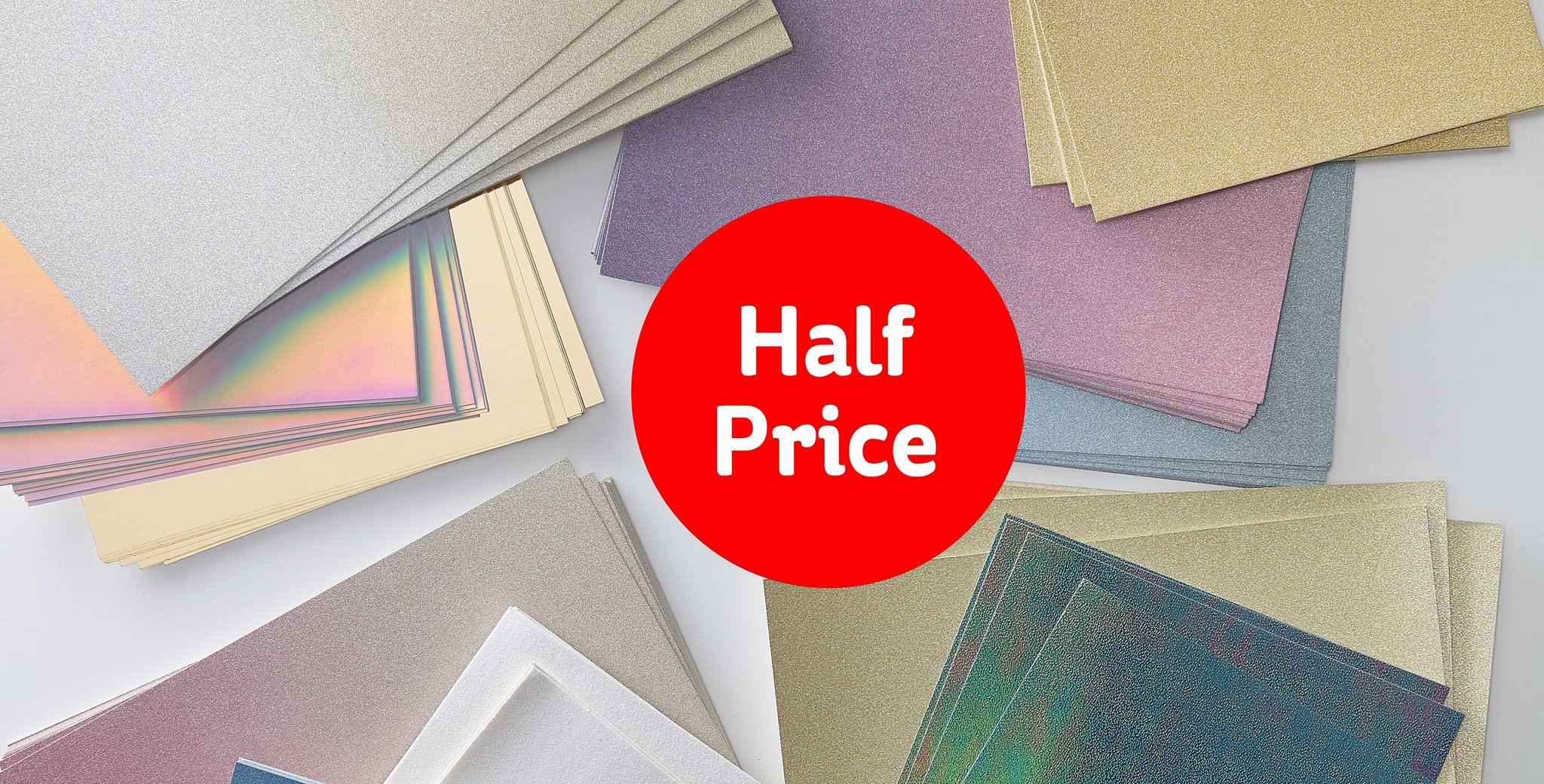 Hobbycraft on Twitter "Add some glitz to your papercraft projects with our half price special