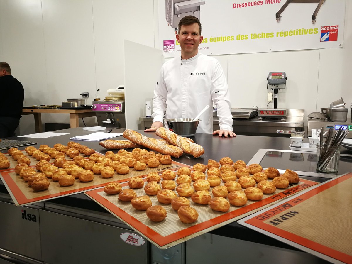 HounoUniverse's tweet photo. HOUNÖ sales and technical #training for the @Euromat_reseau Region East took place in the premises of our Partner SODIMA Equipement. We are thankful to Dominique Valentin and his team for the warm welcome and gracious hospitality.
#houno #sodima #euromat #baking #hounofrance 🇫🇷🥐 https://t.co/NmabiLgFR6