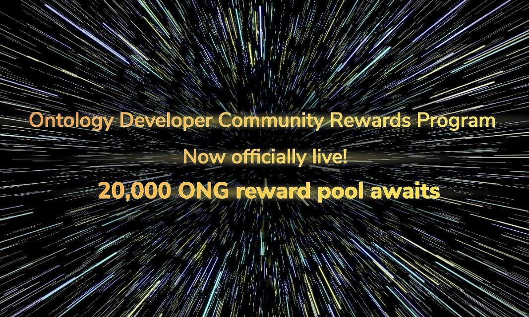OntologyNetwork's tweet image. The Ontology Developer Community Rewards Program is now live! Complete tasks and win rewards from the 20,000 $ONG reward pool. Bounty page: gleam.io/2cbXn/ont-sdc-…. Read more: link.medium.com/xONSrp8nUV.