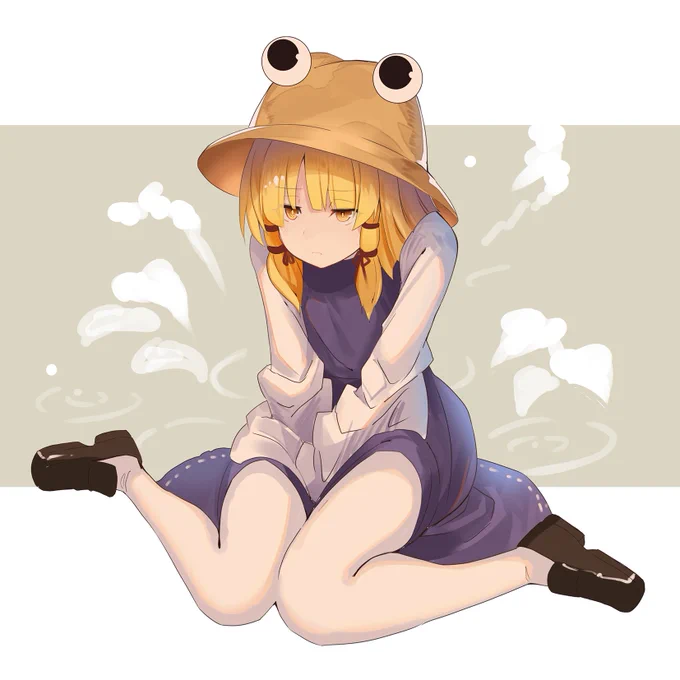 #深夜の真剣お絵描き60分一本勝負
むむ諏訪子^^ 