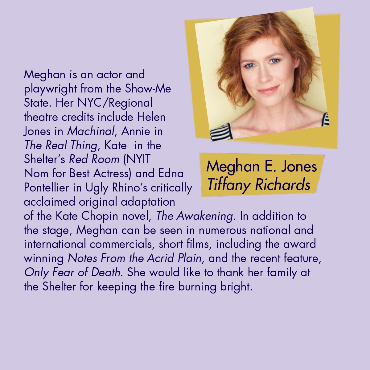 RetroProdsNYC's tweet photo. #MeettheCastMonday!  Meet Meghan E. Jones, playing Tiffany Richards!  #RetroProductions #RPsMaryMary #comedy #romcom #theater #retro #goseeplays #supportthetheatre #stage #OOBroadway #IndieTheater #NYCtheater #JeanKerr  For Tickets go to https://t.co/CeoFjKOQEP https://t.co/yn1a2CmKg2