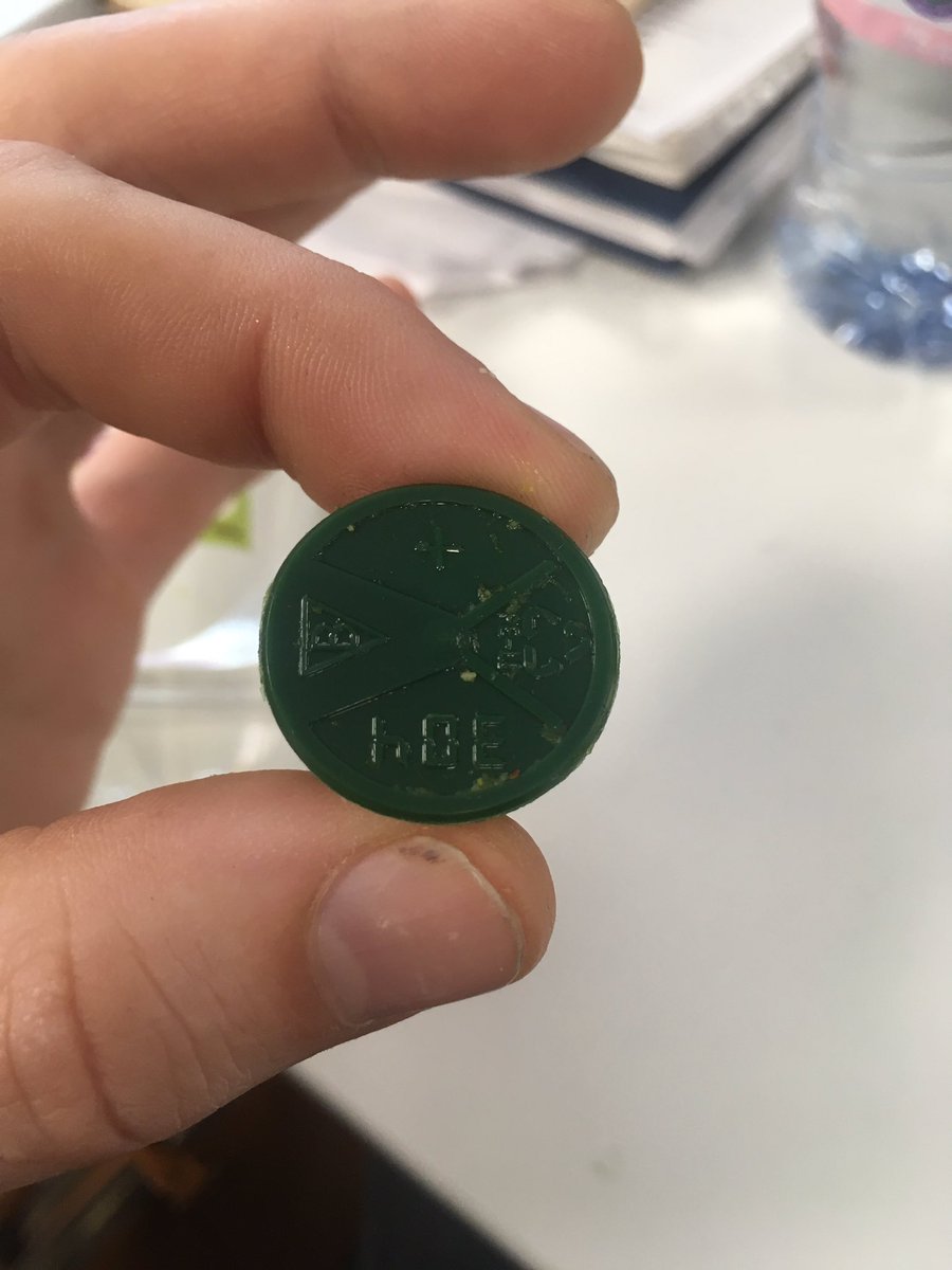 Dan_OS16's tweet photo. @FreshwaysFoodCo I found this green cap in a wrap after I choked on it! I tried to email, but your business doesn’t seem too concerned. You should probably look into it, in case someone else chokes on another product! #plasticwraps #veganplastic https://t.co/NTCh902G5i