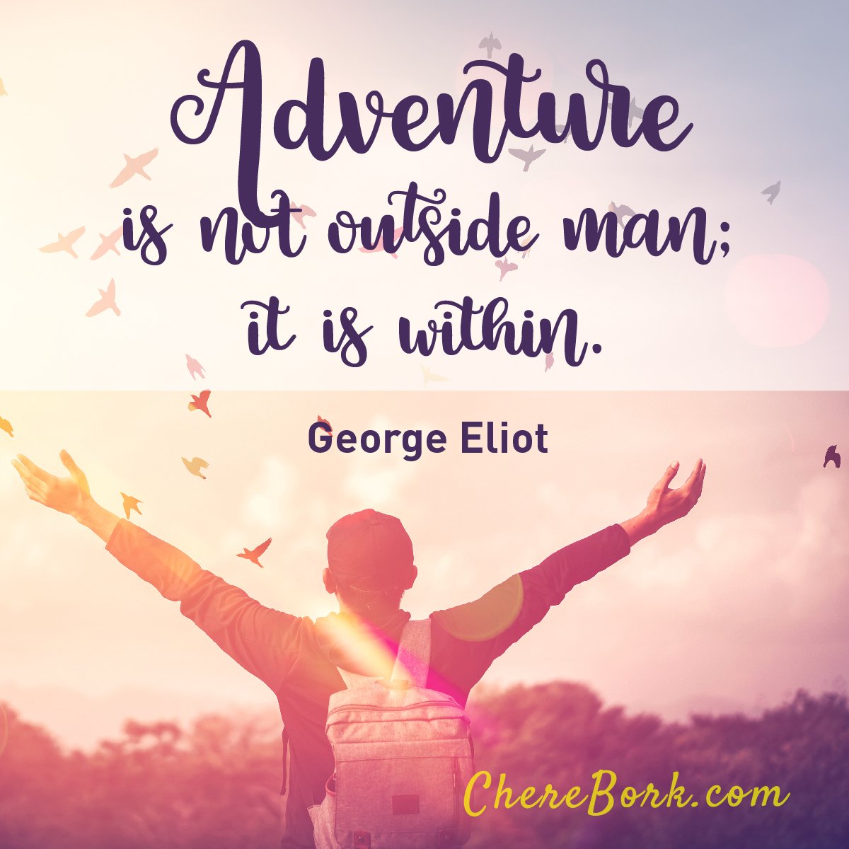 cherebork's tweet image. Adventure is not outside man; it is within. -George Eliot
cherebork.com/abundant-monda…