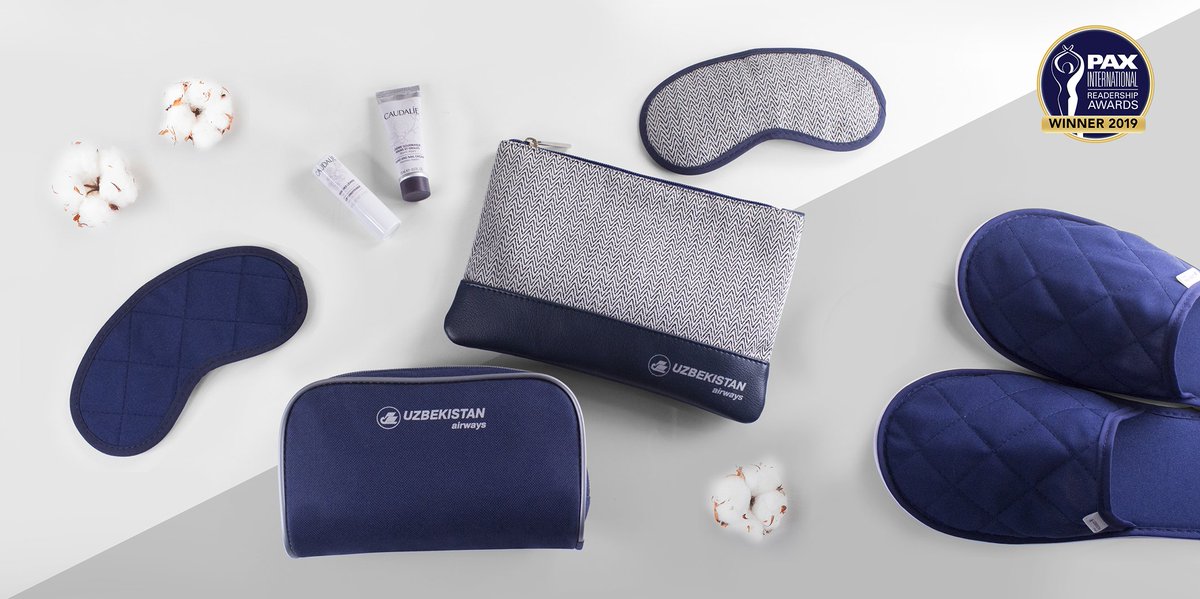 AKServiceGroup's tweet photo. We are honored to be a Winner at The 2019 PAX International Readership Awards for our Uzbekistan Airways Business Class Amenity kit.

#akservice #amenitykit #travel #traveltheworld #businessclass #onboard #onboardservice #paxinternational #award https://t.co/QZNGDQr9pW