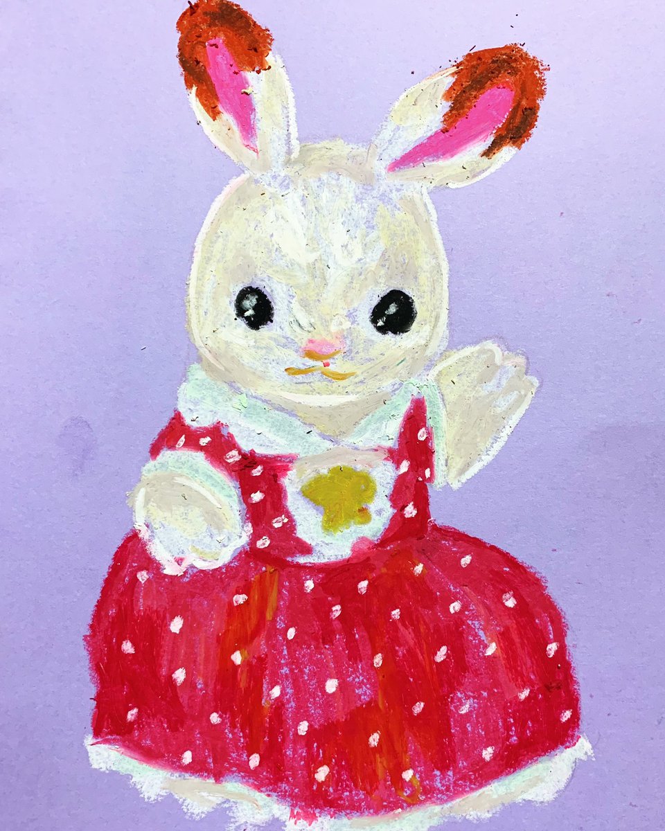 あかやまゆい در توییتر 19 4 15 ショコラウサギの女の子 Art Illustration Drawing アート イラスト イラストレーション ドローイング 絵描きさんと繋がりたい イラスト好きな人と繋がりたい クレヨン クレヨン画 シルバニア シルバニアファミリー