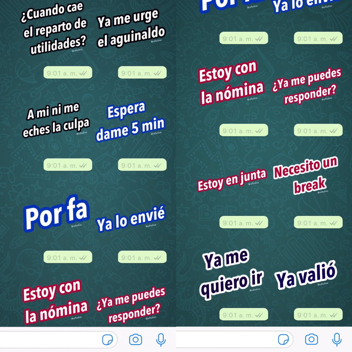 ¿Ya depositaron? ¿Ya tienen lo de la tanda? ¿O ya se acabaron la quincena? 💸 Hice algunos Stickers con algunas frases de Godinez que se usan de diario 👨🏻‍💼👩🏻‍💼 😂