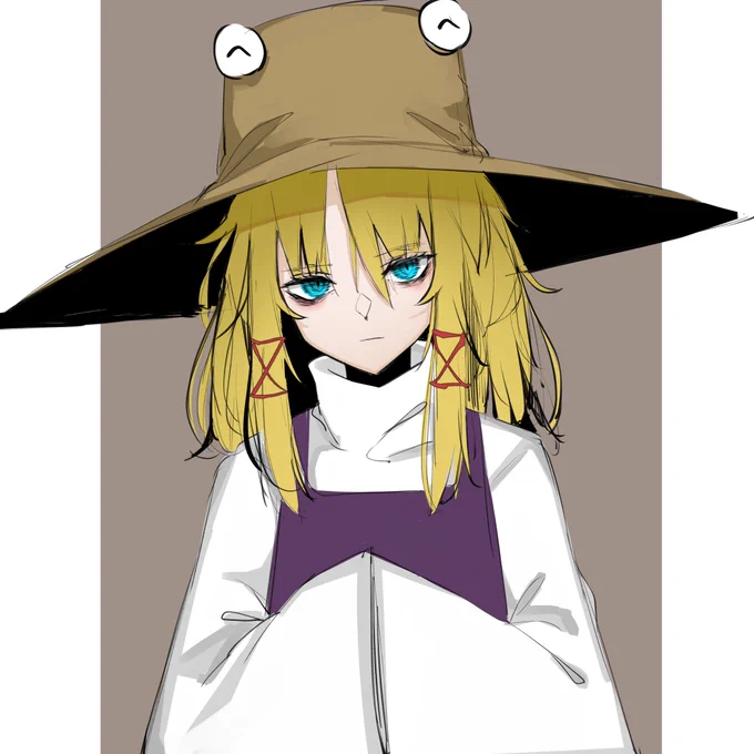#深夜の真剣お絵描き60分一本勝負 
すわわ 