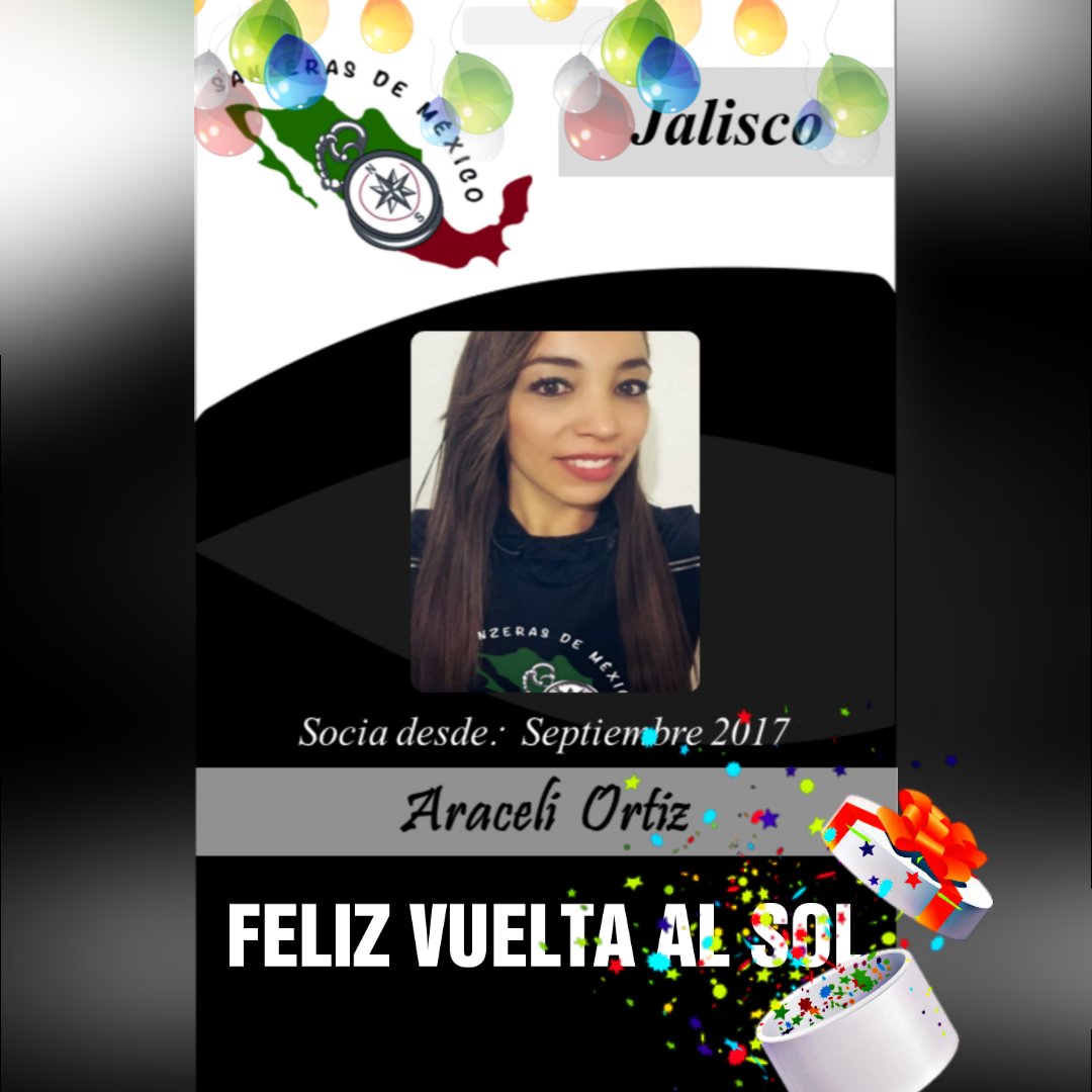 SanzerasMx's tweet photo. @AlejandroSanz estamos de festejo, nuestra querida Araceli que inicia una vuelta más al sol  @52araceliDe sería muy feliz si pasas y la sorprendes 🙏
#CumpleSanzero 🎉🎊 #SanzerasdeMéxico 🇲🇽 https://t.co/eCxWRm4kZG