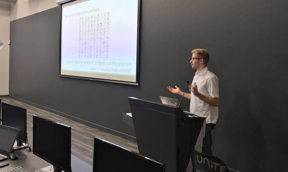 Deep Learning Indaba𝕏 South Africa (@deepindabax_za) on Twitter photo Time for some more fundamentals on Deep Learning with <a href="/kleinric/">Richard Klein</a> from the <a href="/DeepIndaba/">Deep Learning Indaba</a> committee 🙃 #IndabaXSouthAfrica Time for some more fundamentals on Deep Learning with <a href="/kleinric/">Richard Klein</a> from the <a href="/DeepIndaba/">Deep Learning Indaba</a> committee 🙃 #IndabaXSouthAfrica