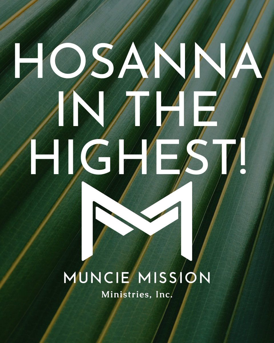 Happy #HolyWeek! Yesterday was #PalmSunday, the beginning of #HolyWeek2019 as Jesus rode into Jerusalem on a donkey, fulfilling the prophecy in Zechariah 9. Remember each day this week with us here in #Muncie.