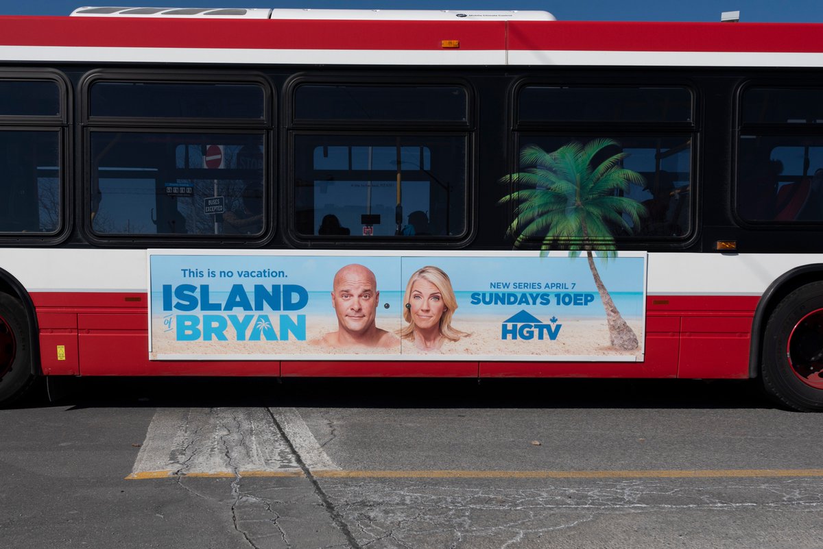 pattisonoutdoor's tweet photo. We absolutely love when creative has no limits, just like this @hgtvcanada Island of Bryan campaign on the TTC. Innovative and fun.
#TTC #HGTV #IslandofBryan #OOH #TransitOOH https://t.co/BrREf4GrMK