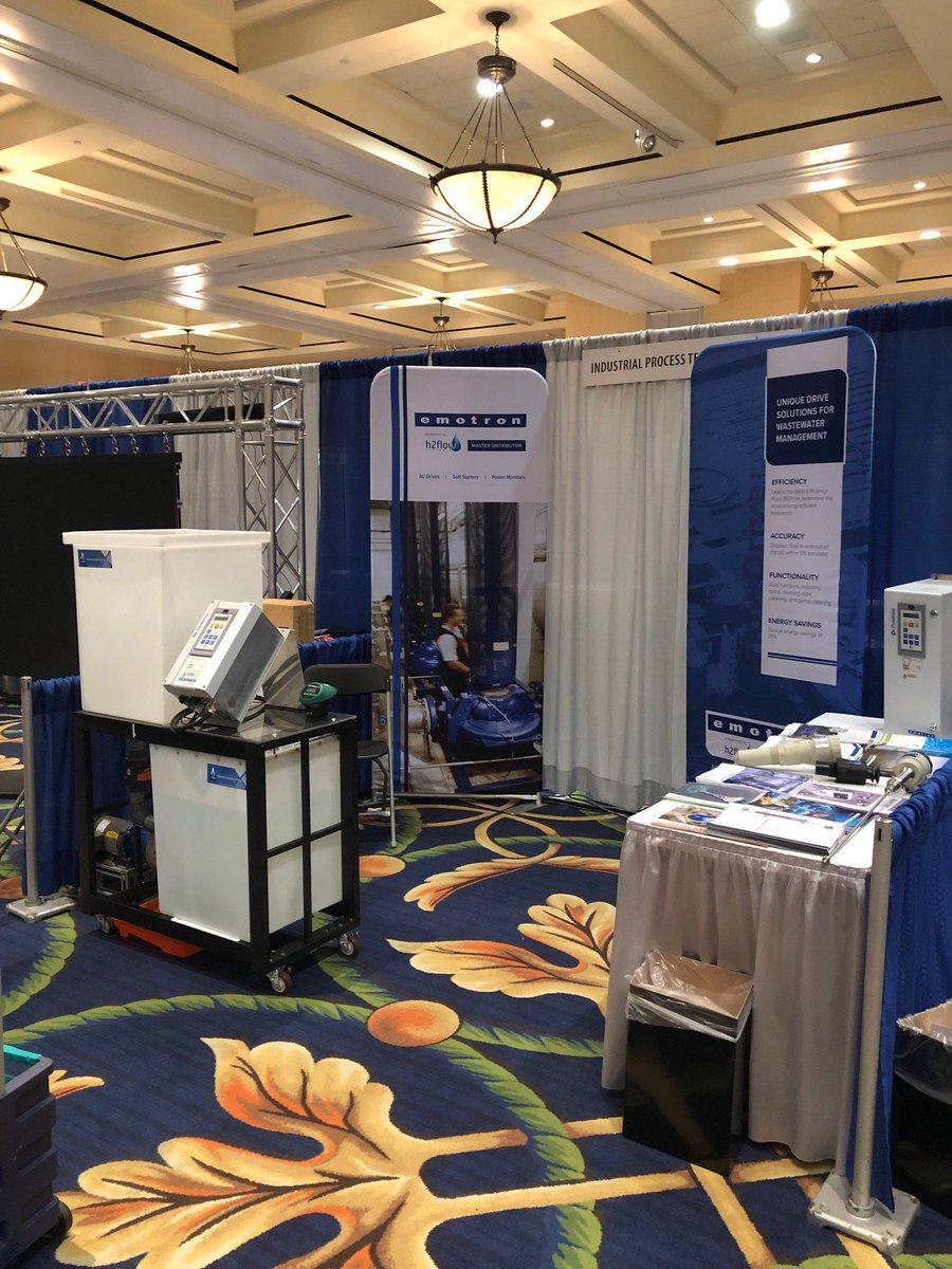 h2flowinc's tweet photo. We'll be exhibiting at the Virginia Rural Water Conference for the next three days at Hotel Roanoke. You can find us in booth 311 with our friends from Industrial Process #VRWA #VA #roanoke #wastewater #tradeshow #conference #Emotron #industrial #process #vfd https://t.co/qrGm3s9srp