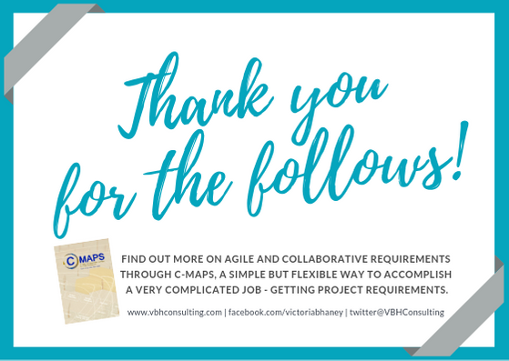 VBHConsulting's tweet photo. Thank you all for the follows. Keep moving forward. #ThankfulMonday #WritingCommunity #Author #ProjectManagement #BusinessAnalyst https://t.co/CvoSK5HCbq