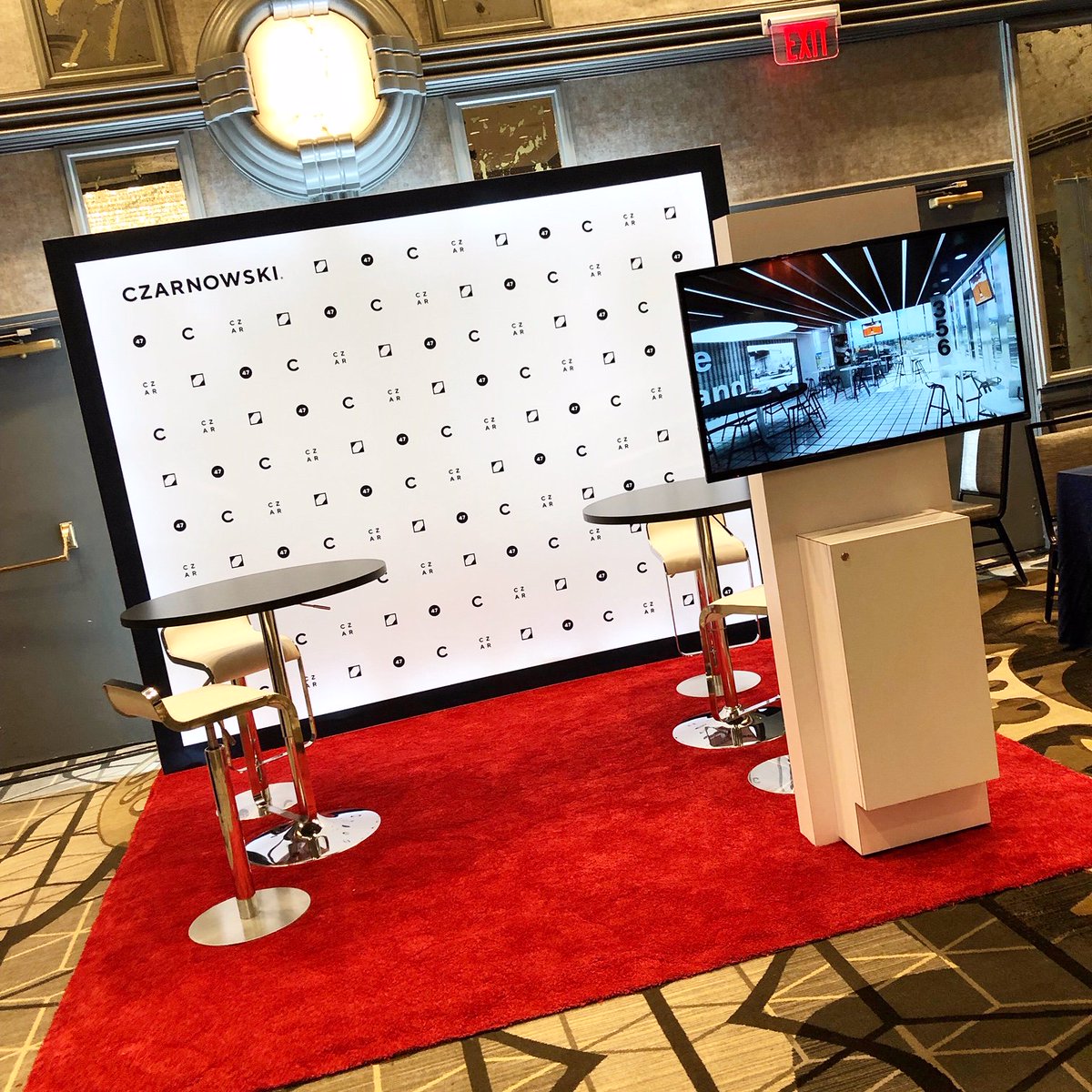 Czarnowski's tweet photo. Gearing up for the @ABPM Supplier Celebration Reception tonight from 5-7:30pm. Bring us your marketing questions and challenges! #ABPMSpring #eventmarketing https://t.co/nrjLUtlDRy