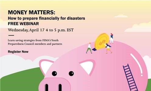 We’re excited to share savings strategies for youth with @FEMA <a href="/Readygov/">Readygov</a> on 4/17. Register for the webinar here: adobe.ly/2GdW5fj #FinancialFuture2019