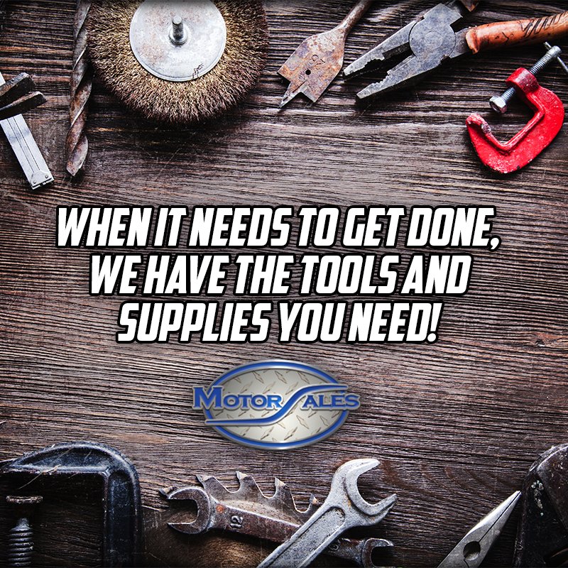 MotorSalesOK's tweet photo. When you have a project that needs to get done, find the best products and prices for the job at Motor Sales. Visit our nearest location to find all we have to offer. https://t.co/vHZvkOZqyc https://t.co/ij9xiel0c3