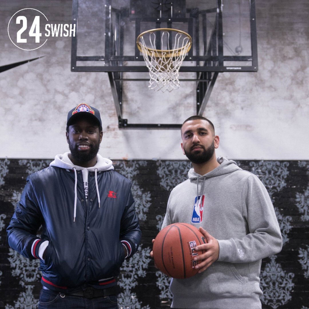 Official24Swish's tweet photo. ๐ธ @THEREALGHETTS on set for the 24 Swish #5ShotChallenge - watch it now: https://t.co/o81nTnoiKT https://t.co/v5rY7p1TTJ