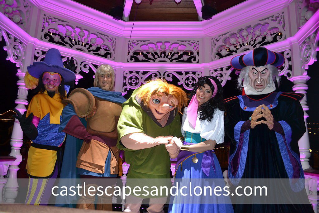 Castles Capes Clones In Sad Honor Of The Burning Of Notredame Our Hearts Go Out To The City Of Paris Disney Disneylandparis Dlp Disneycharacters Hunchbackofnotredame Clopin Phoebus Esmeralda Frollo
