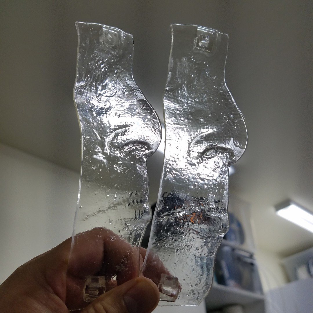 Embodi3D's tweet image. #3Dprinting in transparent plastic. An example of how @Embodi3D uses multiple materials to make #medicalmodels more useful. #3dmedicalprinting #anthropology @tsehrhardt