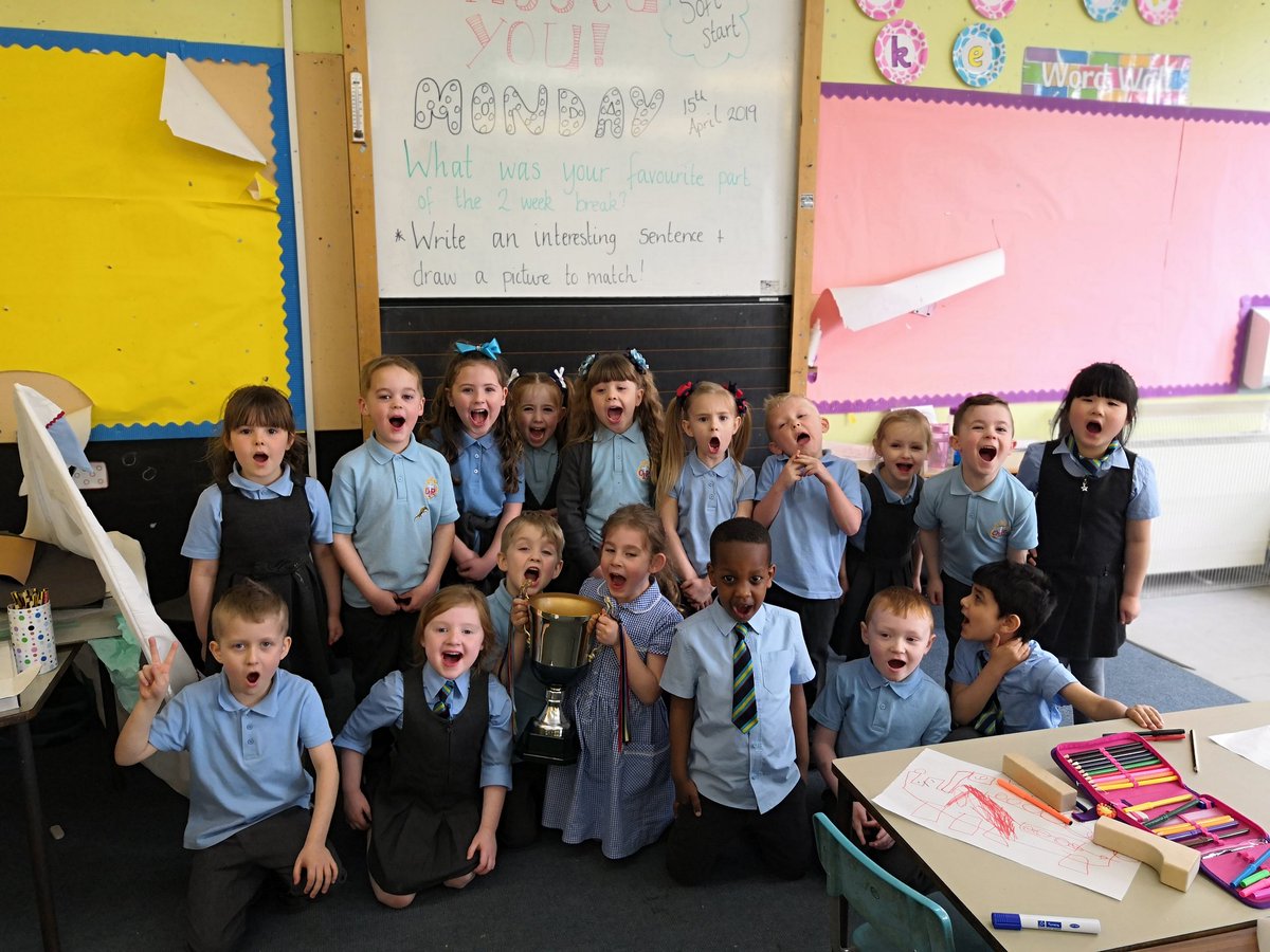 OLRprimary's tweet photo. P1c WON THE CARING CUP! We had set this as our class goal so were all super excited and happy. 😊👏 #caringcup #caringclass #ResponsibleCitizens #primaryone https://t.co/hn1TW8ZZIi