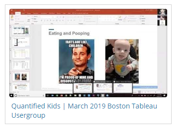 Cleartelligence's tweet photo. Missed out on the last #BTUG? No problem. Click the link to watch (or re-watch if you enjoyed it!) our very own @Dustiboy21's "Quantified Kids" presentation on #Tableau visualizations.
https://t.co/tJaIPIbOFx https://t.co/c1VrnHGnS0