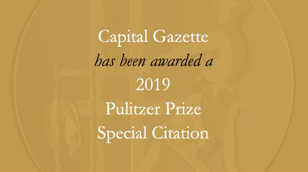 PulitzerPrizes's tweet image. Congratulations to @capgaznews. #Pulitzer #pressfreedom #PressOn