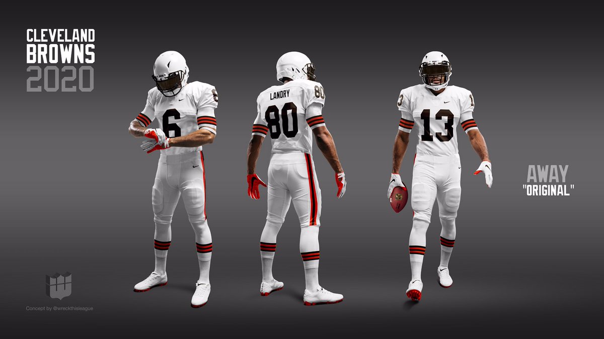 cleveland browns white helmet