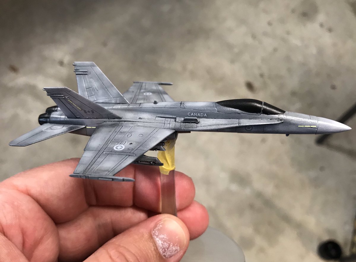 wargamerontour's tweet photo. Low vis Canadian CF-188 markings are so low visibility. #teamyankeegame air support https://t.co/g4R4dVQXE2