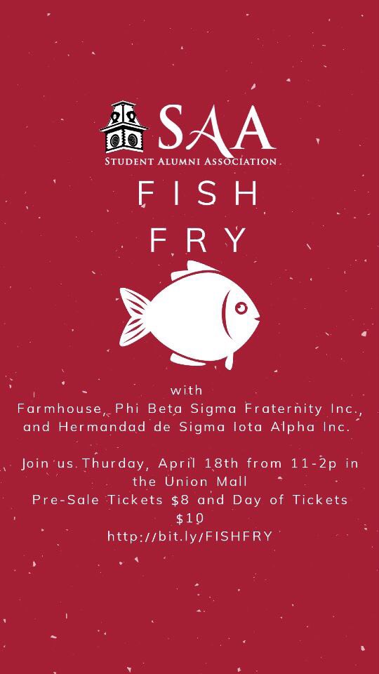 Don’t be shy, join us at the Fish Fry this Thursday at the Union Mall from 11-2!!! You will be glad you came!