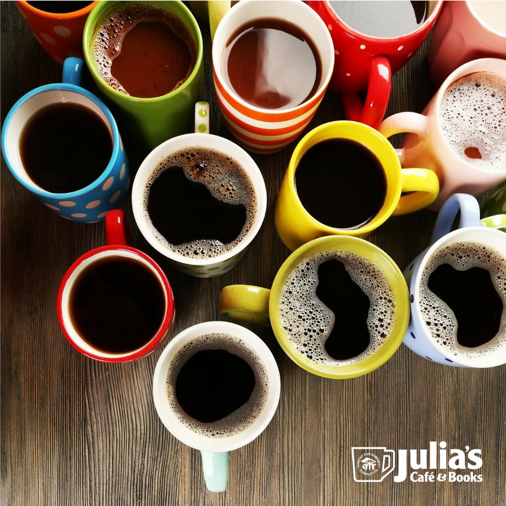 JuliasCoffee's tweet photo. “I love the coffee!  Everyone who works at Julia’s is awesome! They always make me smile in the morning and make me feel welcome.”  Laura Valls#RegularsMonday #FriendsofJulias #DrinkItReadItBuildIt #EnjoyIt #charlottecoffee #charlottesgotalot #localjoe https://t.co/P6iGdXPCdI