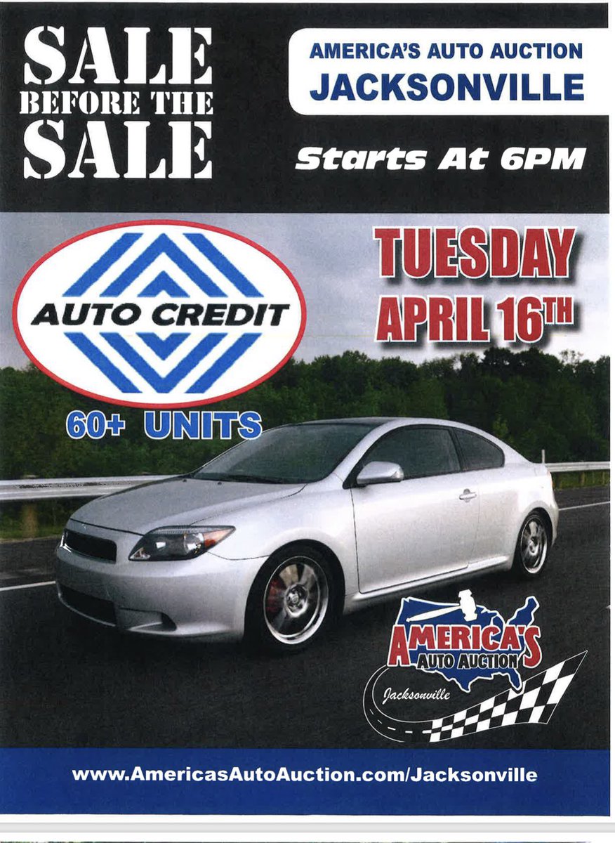 America’s Auto Auction Jacksonville on Twitter "Get ready for the