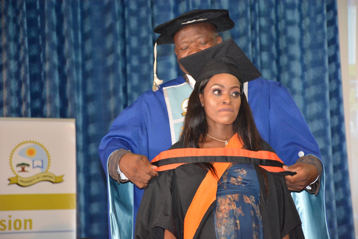 ULvarsity's tweet photo. Congratulations to Mehale Moraka, Rabothata Linah and Vukeya Smangele for graduating with ** Cum Laude for their Bachelor of Arts, Honours in Communication degrees. #ULAutumnGrad2019 #ProudlyULGrad https://t.co/AUZgzYtbMP