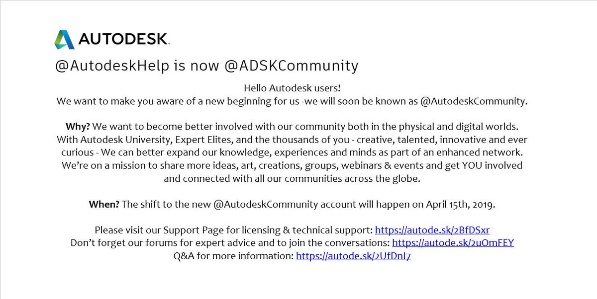 Autodeskcommunity Adskcommunity Twitter
