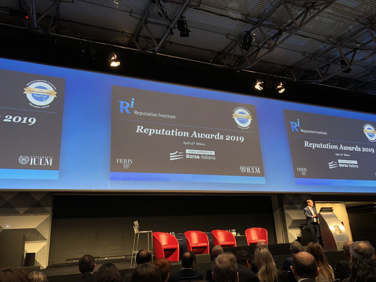 iCorporateNews's tweet photo. Questa sera siamo in Borsa Italiana, a Palazzo Mezzanotte, per la presentazione della classifica “Italia #RepTrack 2019” realizza da Reputation Institute https://t.co/iBuwNCCaVy