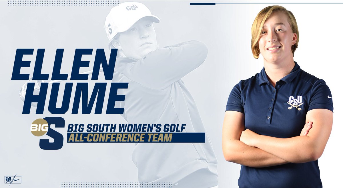 csusports's tweet image. No surprises for this @CSUGolf Freshman. Ellen Hume finished among the conference stroke average leaders on her way to claiming #BigSouthWGOLF All-Conference and All-Freshman recognition #JoinTheSiege