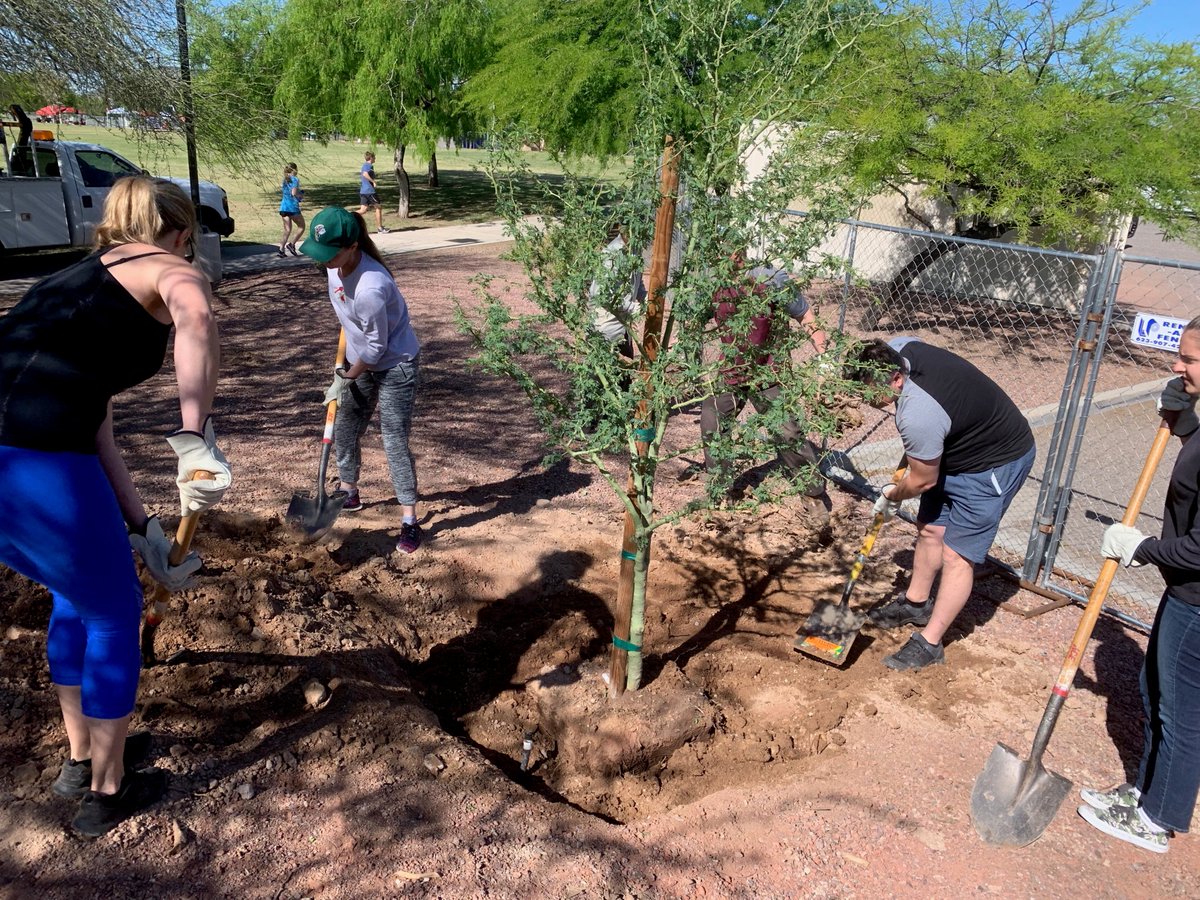 MyVolunteerPHX's tweet photo. Another successful #CitizenForester class this weekend at @PhoenixParks Paseo Highlands. Thank you to the volunteers and staff that came out to make this possible!
#plantasolution #HeatReady @TheldaWilliams1 @CityofPhoenixAZ https://t.co/CqSmb3XWt5