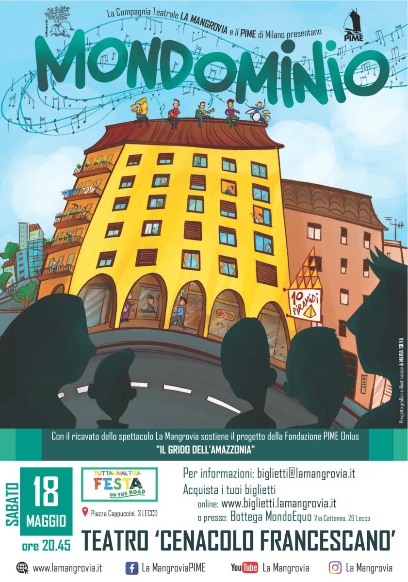 lamangrovia's tweet photo. - Info vendita biglietti - 
I biglietti per #Mondominio del 18 Maggio, sono in vendita anche presso la Bottega Mondo Equo, via Carlo Cattaneo, 29 - Lecco nei seguenti orari:
Lunedì 15.30 - 19.00
Marte - Sabato: 09.30 - 12.00 e 15.30 - 19.00

#lamangrovia #tuttaunaltrafesta https://t.co/BpGw5xaBs9