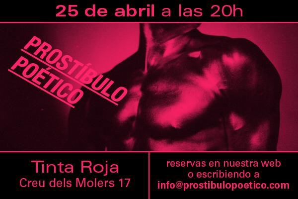 Celebra nuestro 10 aniversario en Barcelona con nosotras. Te esperamos el 25 de abril en el mítico Tinta Roja. Entradas ya a la venta➡️ prostibulopoetico.com/prostibulo-poe…