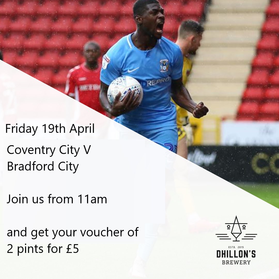 Come down and see us before the game! #CoventryCity #Coventry #CoventryCity #coventrycityfc #CovBid #coventry2021 #CraftBeer #covhour