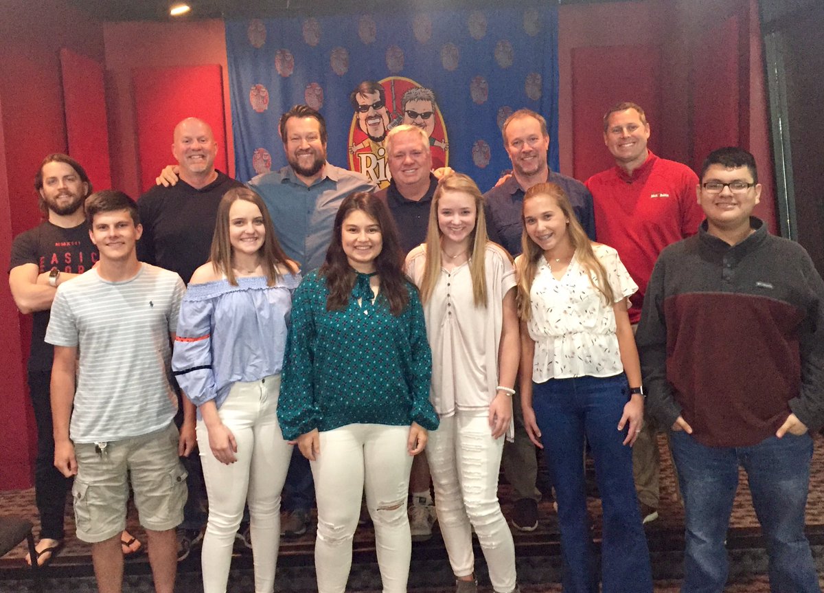 GHSCareerTech's tweet photo. WGHS news show students visit the Rick &amp; Bubba studio today. https://t.co/UsJFGdkkDD