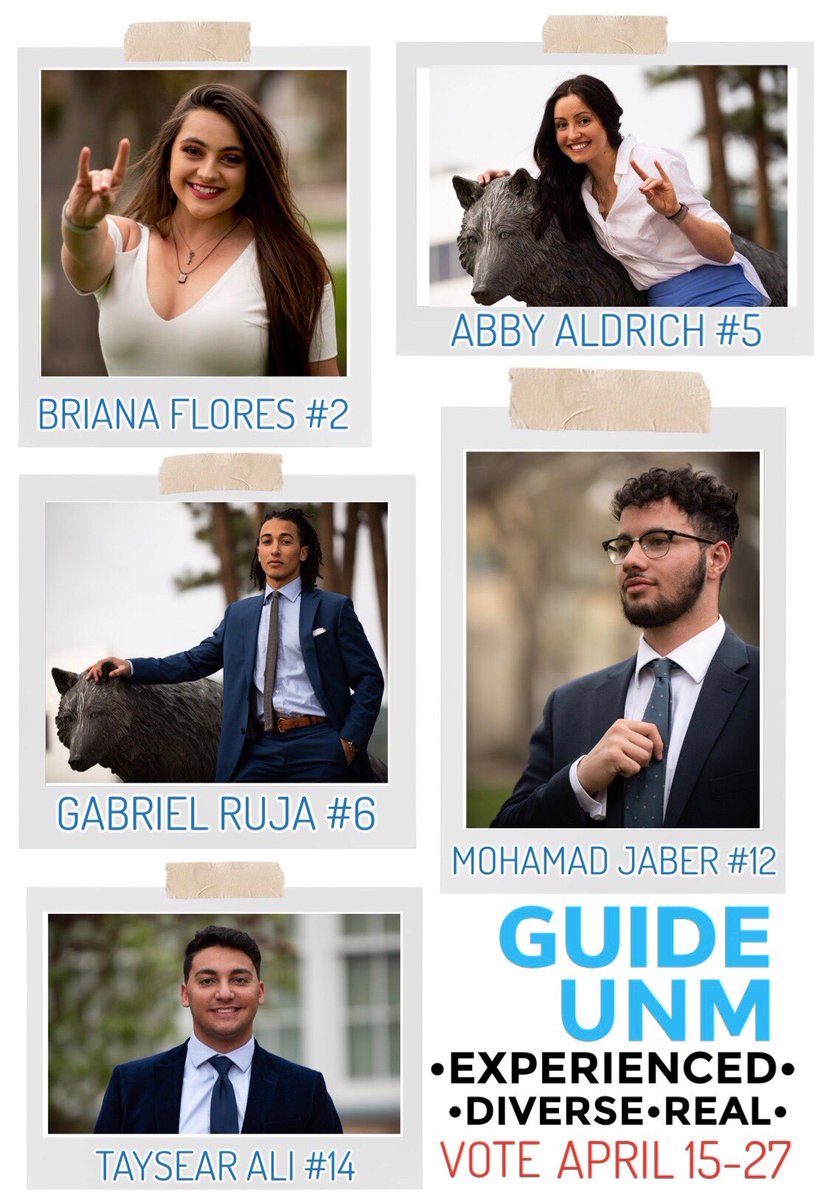 Taysear_ali's tweet image. Voting is open now! (My.unm.edu)  @GuideUnm