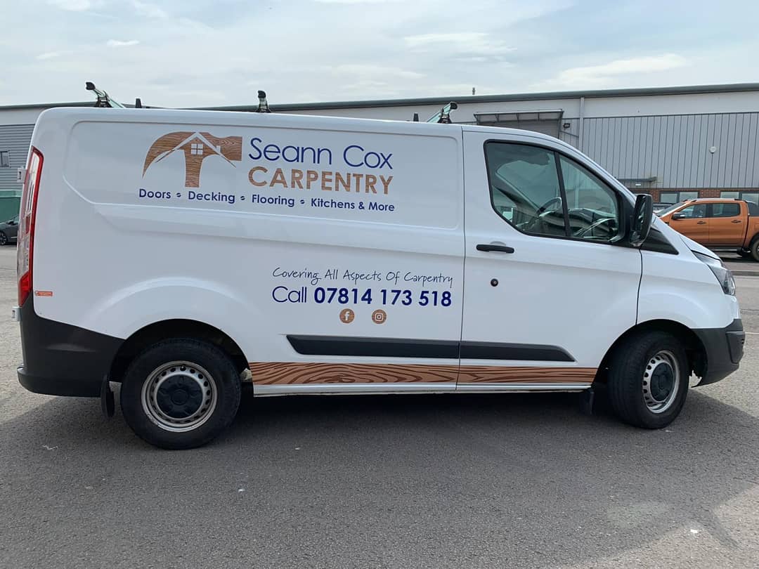 EliteSigns's tweet photo. Here's the latest #branded #vehicle for #seanncoxcarpentry, with their distinctive #vehiclegraphics, which came from a sketch and turned into reality. Using @rolanddguk #printed & #contourcut #Metamark #highquality #vinyl.
@metamarkuk @printmaxuk #Carpentry #vehiclebranding https://t.co/wgvVaWJcOi